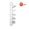 Wall Mounted Shoe Rack 3 Level | All White Metal Shoe Rack for Home